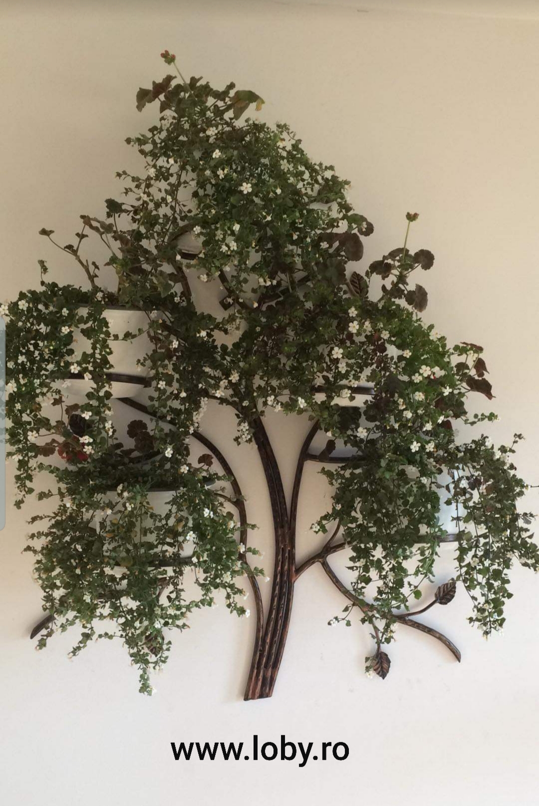 Suport cinci ghivece flori “Copacel”