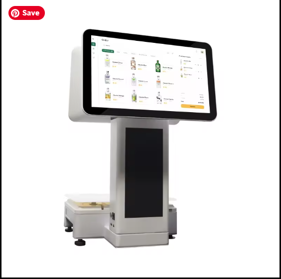Sistem POS all-in-One cu ecran dublu de vânzare cu ridicata pentru restaurante și supermarketuri
