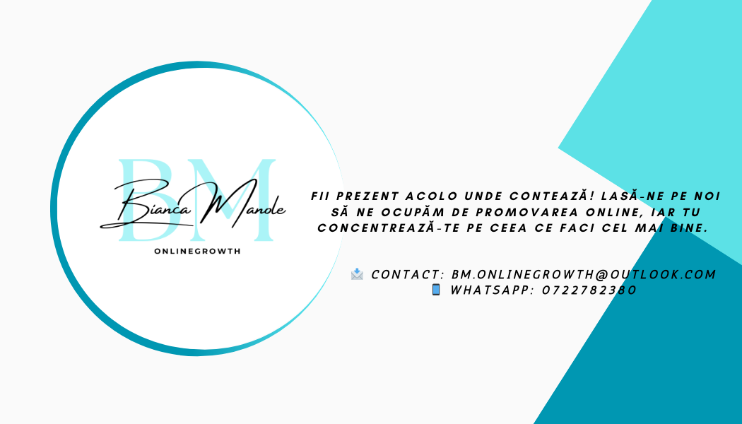 Bianca Manole – Servicii de Promovare Online