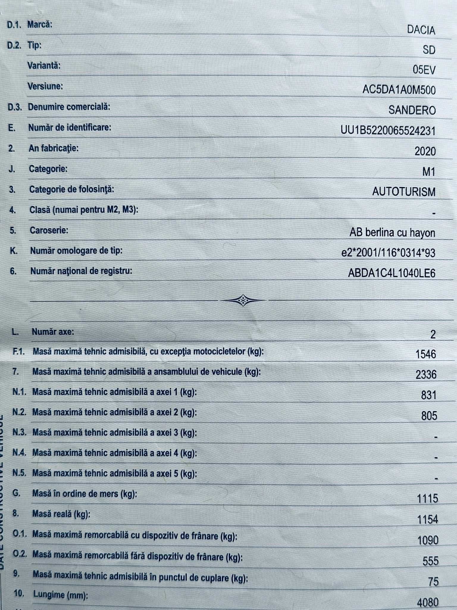 Dacia Sandero Stepway 2020 ~ 27000Km ~ Benzina Euro 6 ~ Navi Pilot