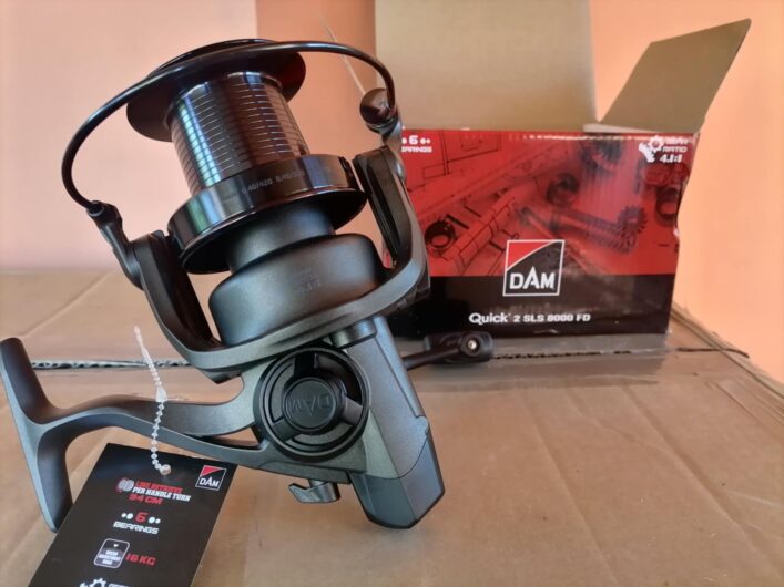 Mulinello Dam Quick 2 SLS 7000/8000 Per Carpfishing | 5+1 Cuscinetti, Bobina Doppia Anodizzata - 3