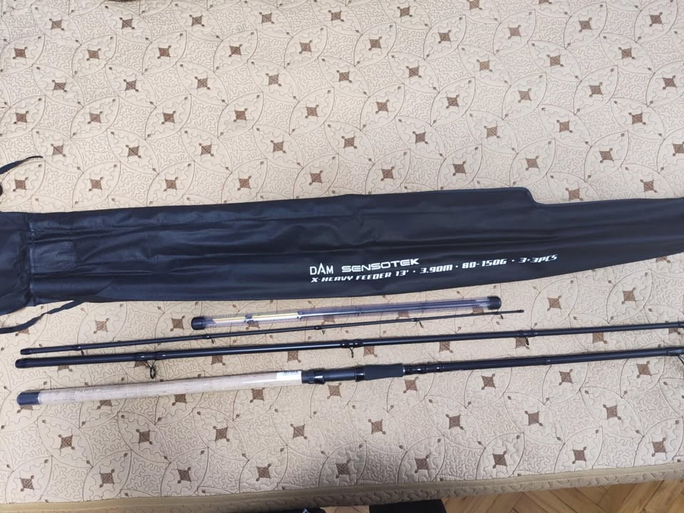 Vand 2 Lansete Dam Sensotek X-Heavy Feeder 3.90 m, 80-150 gr, 3+3 varfuri